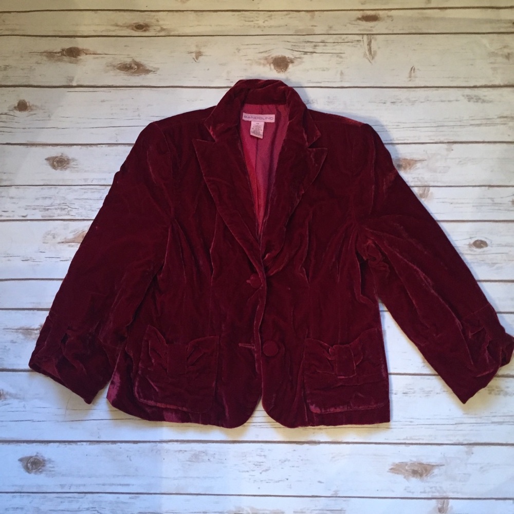 Red Velour jacket